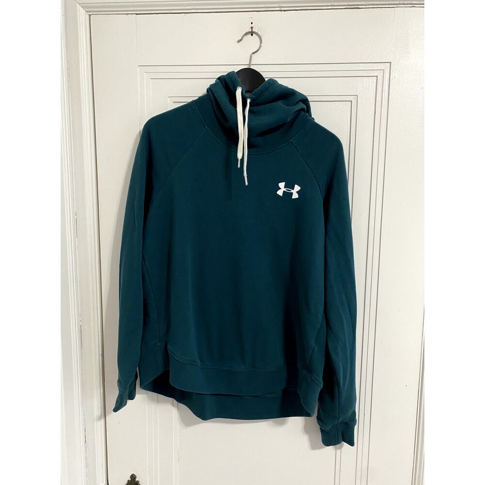 Under Armour High Neck Hoodie Sweatshirt Size Large